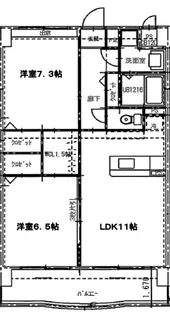 ラシューバ博多駅南【2階】の間取り