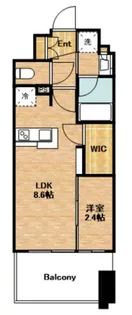 パークリュクス博多駅前【7階】の間取り