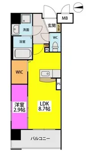 アザレ東公園【4階】の間取り