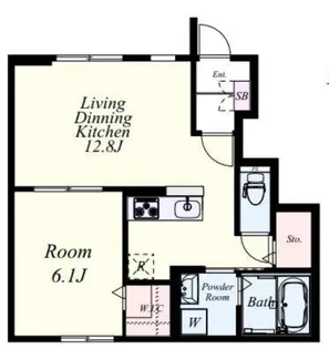 シャーザー【1階】の間取り