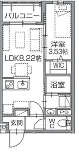 ラクラス南福岡North【5階】の間取り