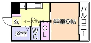 パークハイム米倉【2階】の間取り