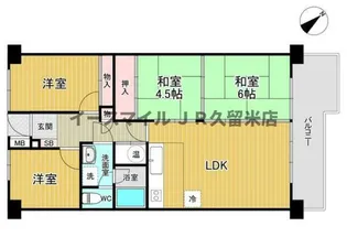MAC久留米コート【3階】の間取り