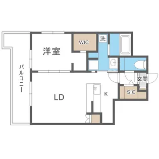 quador Contigo 高宮【303●号室】の間取り