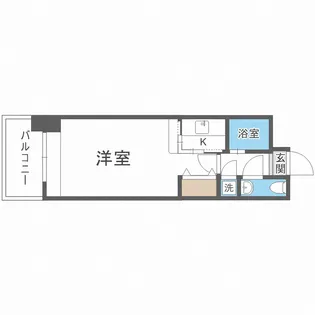 エステートモア・浄水通り【15階】の間取り