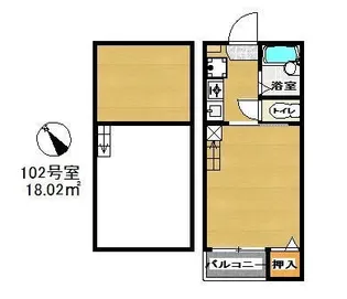 プラーティノ【2階】の間取り