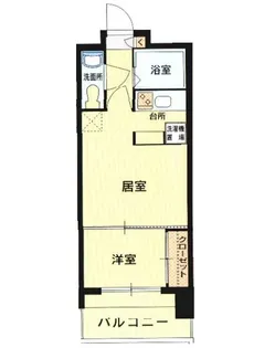 エステートモア・シャトー薬院【5階】の間取り