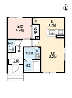 グラッツィア警固【101●号室】の間取り