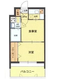 エステートモア・大手門【11階】の間取り