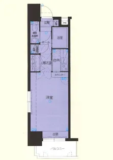 エステートモア・浄水通り【3階】の間取り