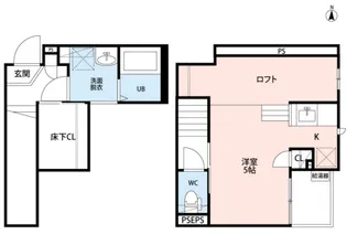 CB久留米ステラ【101号室】の間取り