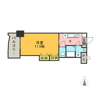 ロイヤル博多駅前【2階】の間取り