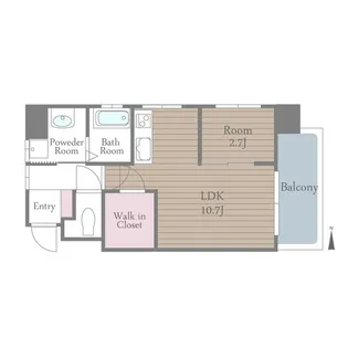 プリンシピオ赤坂【3階】の間取り