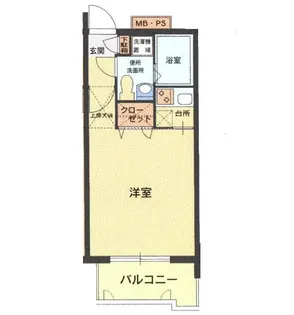 エステートモア・天神倶楽部【13階】の間取り