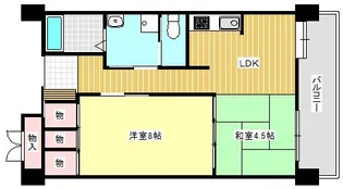 カーサマリア【4階】の間取り