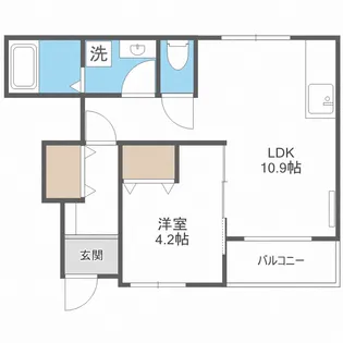 Uno Curacion ウノ・クラシオン【1階】の間取り