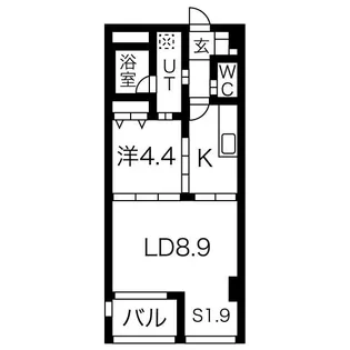 サクラノマド【3階】の間取り