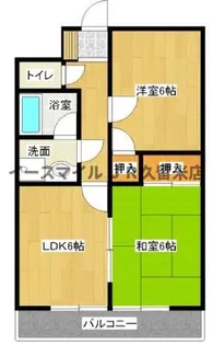 ボヌールM【2階】の間取り
