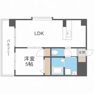 スタンドリバー博多駅南【3階】の間取り