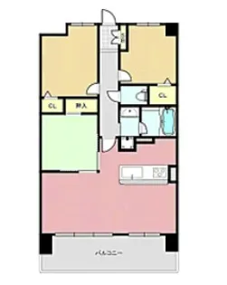 福岡県久留米市国分町【マンション】の間取り