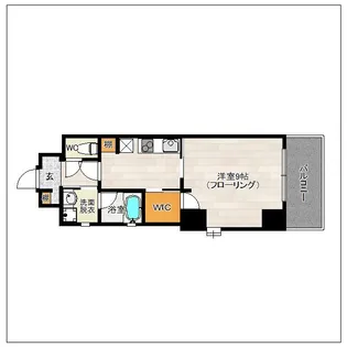 Aberration警固(アベラシオン警固)【9階】の間取り