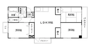 ミレニアム21【4階】の間取り
