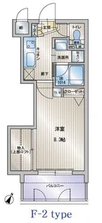 アクタス天神セントラルタワー【12階】の間取り