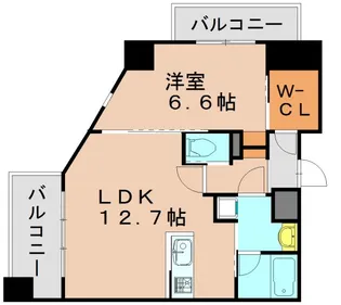 アクシオン吉塚プレミアム【3階】の間取り