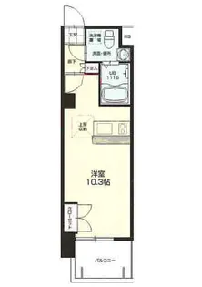 CLUB ORIENT No.72【6階】の間取り