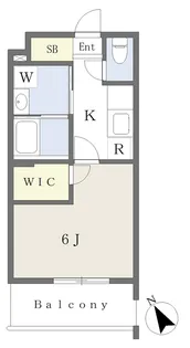 ラクラス箱崎宮前【4階】の間取り