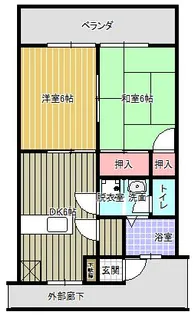 メゾンコスモス【3階】の間取り