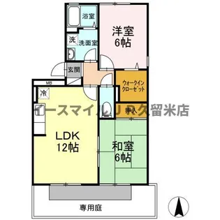 マーサ・リヴェール 2【1階】の間取り