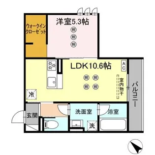 D-ROOM半道橋【2階】の間取り