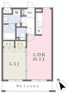 ヒノデカン【2階】の間取り