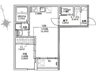 PIONIERⅠ【1階】の間取り