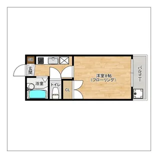 コアメゾン大野【2階】の間取り