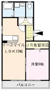 ハウスフリーデⅢ【1階】の間取り