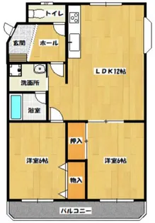 ミズマハイツ【1階】の間取り