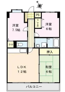 アメニティハイツ杏栄館【1階】の間取り