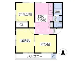 プレミールOTSUKA【202号室】の間取り