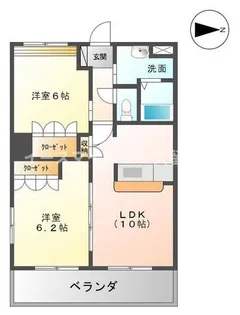 プランドールシャトー【2階】の間取り