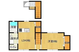 1LDKの間取り画像