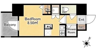 1Rの間取り画像