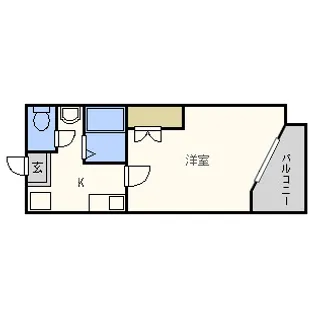 リリーフ薬院【3階】の間取り