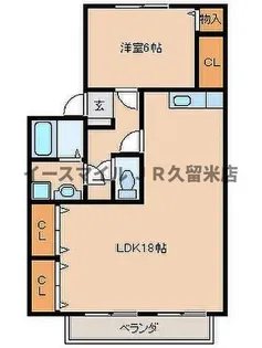 コンフォートヴィラ【2階】の間取り