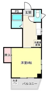 ウガワビル【3階】の間取り