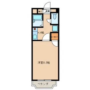 パークヒル東雲【3階】の間取り