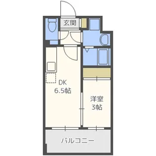 グランフォーレ箱崎ステーションプラザ【9階】の間取り