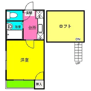 プチメゾン南福岡【1階】の間取り
