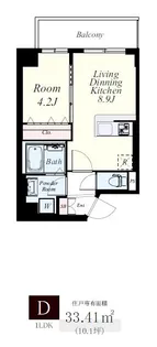 シャンボールなごみ【7階】の間取り